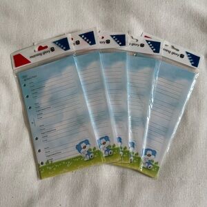 Morning Glory Blue Bear Planner Paper Address Refill